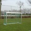 Voetbaldoeltjes 1.8 x 1.2m. 5 Voetbaldoel model TRD230. Licht van gewicht en toch bijzonder duurzaam. Afgebeeld de volledig gelaste uitvoering. Deze aluminium voetbaldoeltjes zijn ook met inklapbare netbeugel leverbaar.!